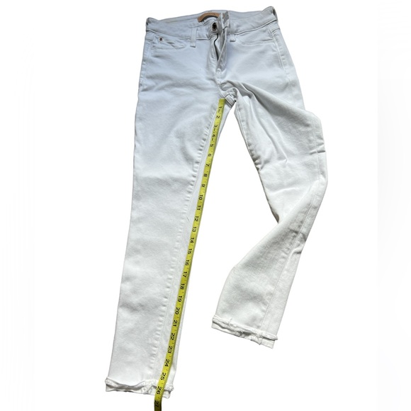 Joe’s The Markie Hennie Mid rise skinny crop jeans White 26 NWOT - Picture 10 of 16